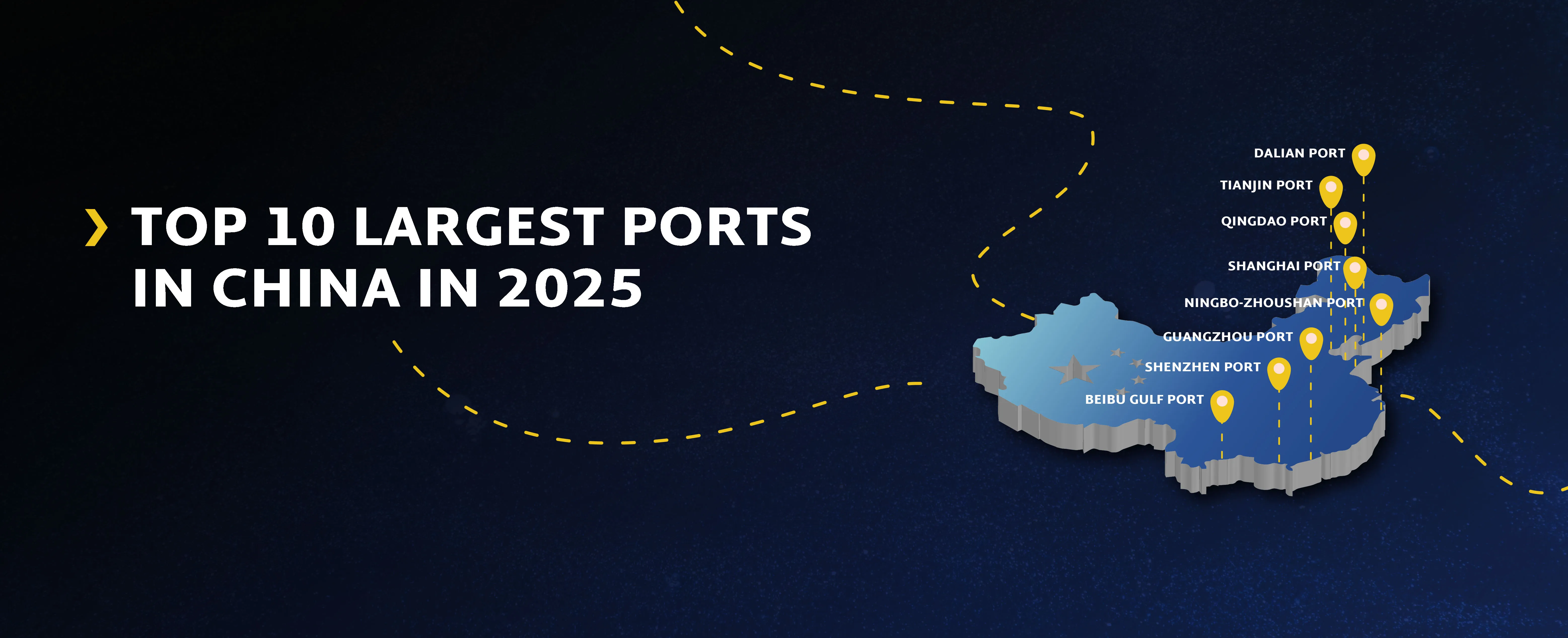 Top 10 Largest Ports in China in 2025 - China's long coastline is punctuated by several ports that are crucial gateways for foreign trade