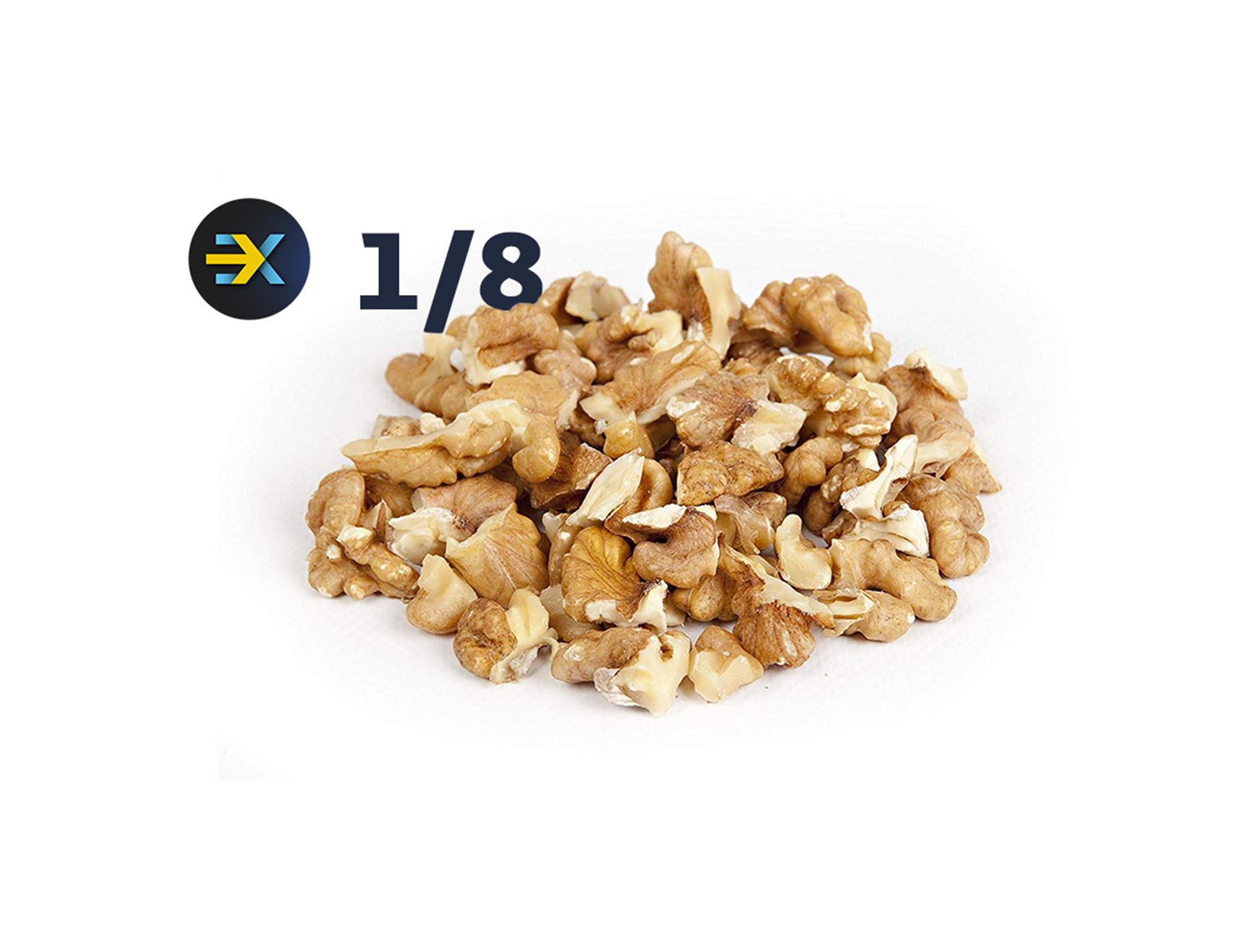 WALNUT KERNELS Broken 1/8 - Variety: Kernels Broken 1/8 - Origin: China – Premium walnut packed in 10 KG cartons - Quantity: 2,4